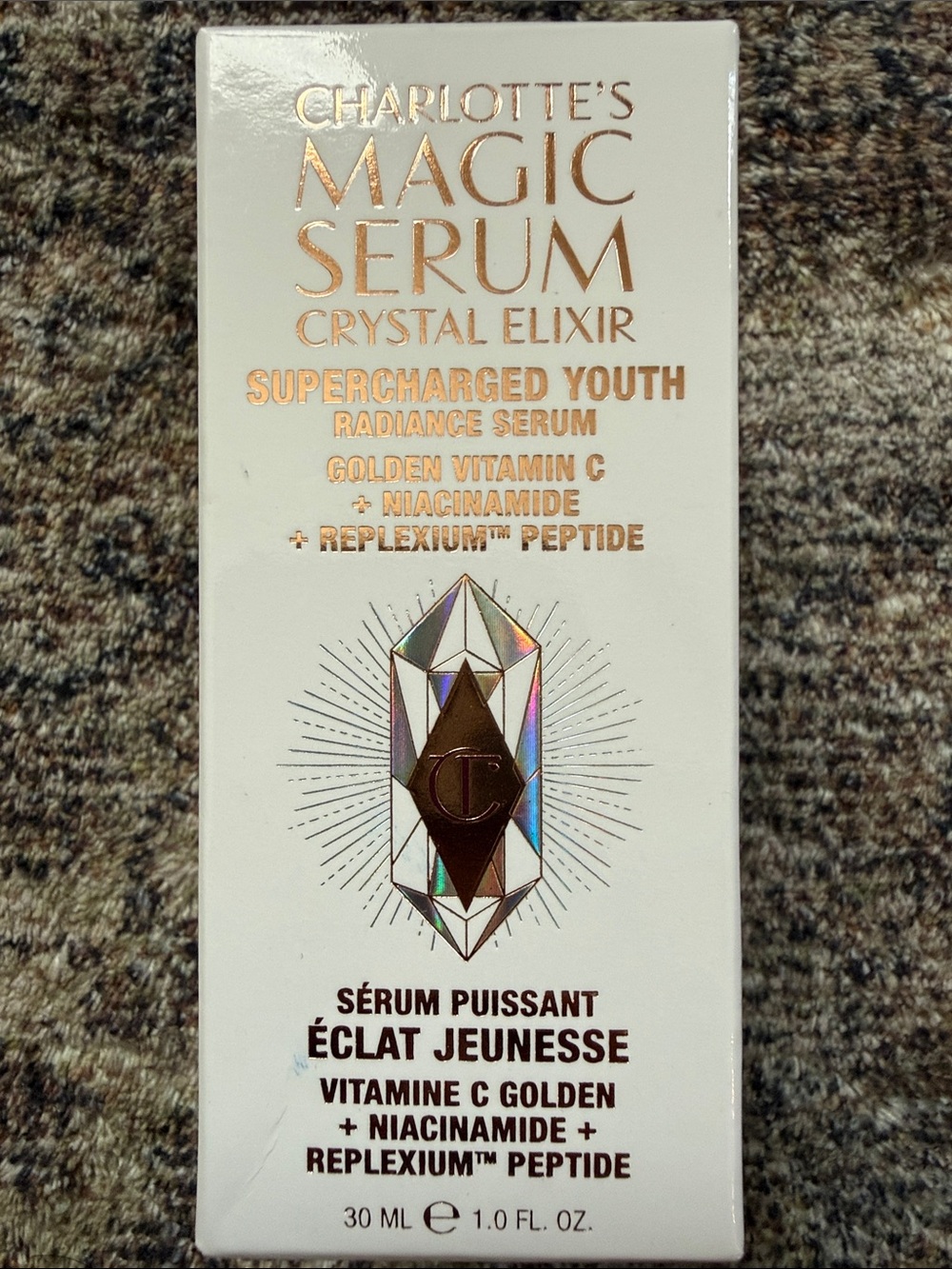 Charlotte Tilbury Magic Serum Crystal Elixir - White & Gold